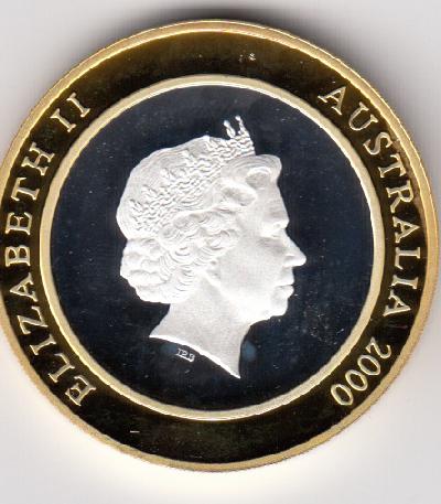 Beschrijving: 10 Dollar MILLENNIUM THE PRESENT